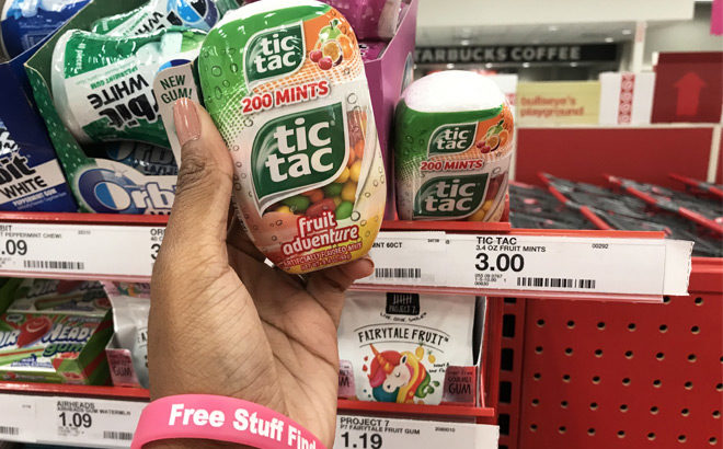 Tic Tac 200-Count Bottles Just $1.80 at Target (Reg $3) - Just Use Your Phone!