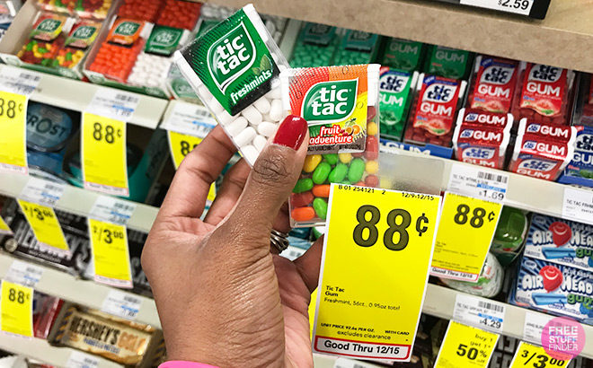 Tic Tac Mints or Gum ONLY 38¢ at CVS (Regularly $1.69) – Print Coupon Now!