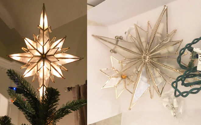 Christmas Tree Topper Light-Up 10-inch Star JUST $8 (Regularly $30) + FREE Shipping