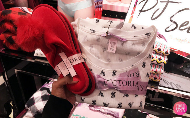 Victoria’s Secret PJ Sets ONLY $39 (Reg $59) + FREE Slippers ($29 Value)