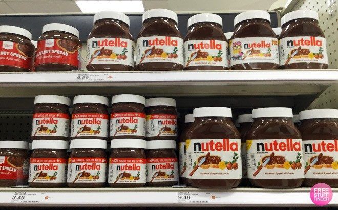 Nutella Hazelnut Spread ONLY $1.49 at Target (Reg $3.49) - Print Coupon Now!