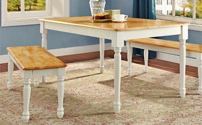 Better Homes & Gardens Farmhouse Dining Bench JUST $39 (Reg $69) at Walmart.com