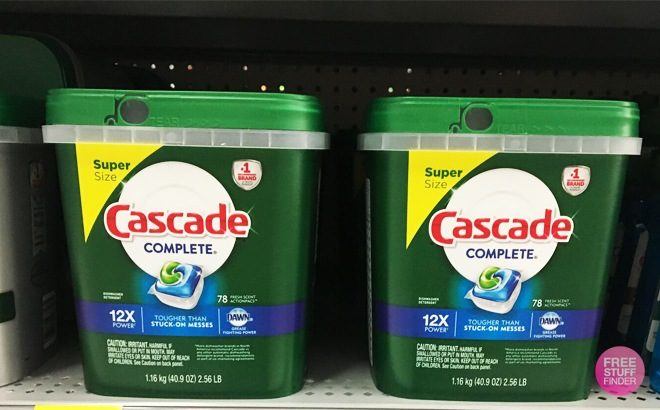 Cascade Complete 78 Count ActionPacs for JUST $9.74 (Regularly $13) at Amazon