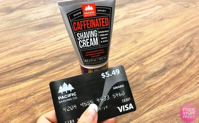 FREE Pacific Shaving Company Caffeinated Shave Cream or After Shave (Mail-In Rebate)