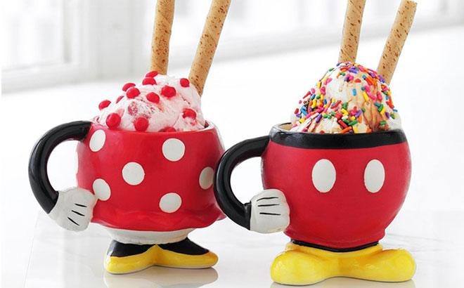 Disney Mickey & Minnie Mouse Ceramic Mugs ONLY $7 (Regularly $12) at Hollar