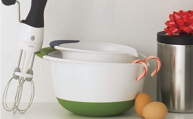 Oxo 3-Piece Mixing Bowl Set Just $17.99 at Macy’s (Reg $47) - $5.99 per Bowl!