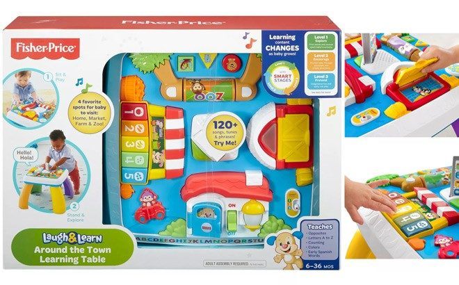 Fisher-Price Around the Town Learning Table for ONLY $13.76 at Target (Regularly $23)