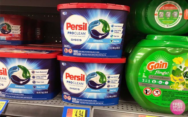 FREE Persil ProClean Discs Laundry Detergent at Walmart - Print Coupon Now!