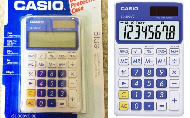 Casio 8-Digit Standard Function Calculator ONLY $4.50 at Amazon (Regularly $9)