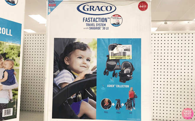 Graco FastAction Fold Baby Travel System ONLY $175 + FREE Shipping (Reg $220)