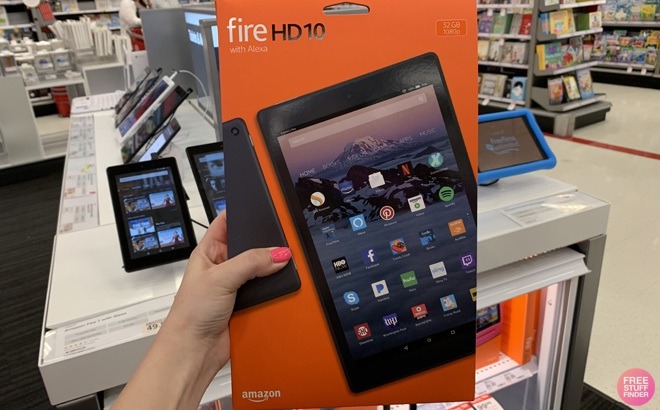 Amazon Fire HD10 Bundle JUST $109 + FREE Shipping at QVC.com ($264 Value)