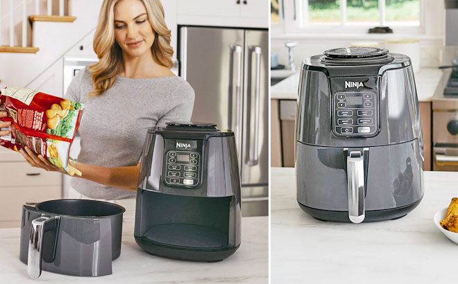 Ninja 4-Quart Air Fryer ONLY $99.99 + FREE Shipping at Amazon (Regularly $130)