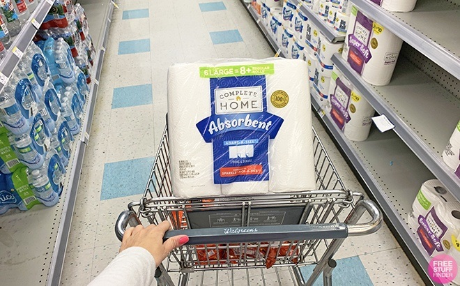 Complete Home Paper Towels 6 Pack $2.99 at Walgreens (Reg $5) - Only 49¢ per Roll!