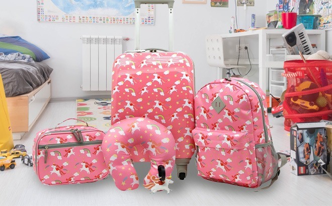 Kids 5-Piece Luggage Set $69 Shipped!