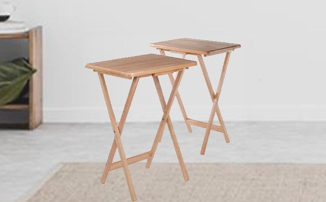 TV Table 2-Piece Set $36 Shipped (Reg $89)