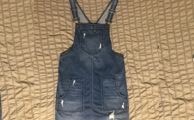 Juniors’ Overalls Dress $9.60 + FREE Pickup