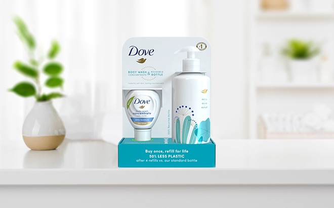 3 Dove Body Wash Refills $1.59 each