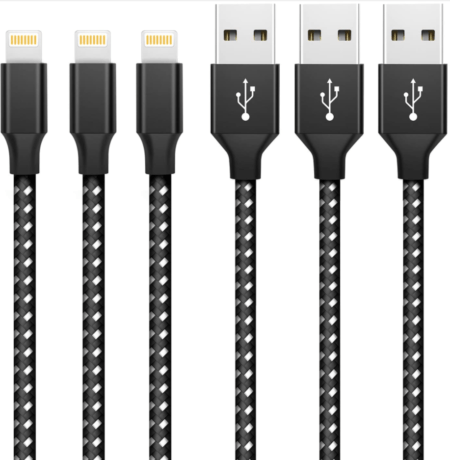 $7.98 iPhone Lightning Cable 3-Pack