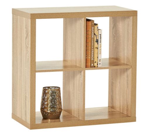 4-Cube Bookshelf with Bench ONLY $35 (Reg $70)