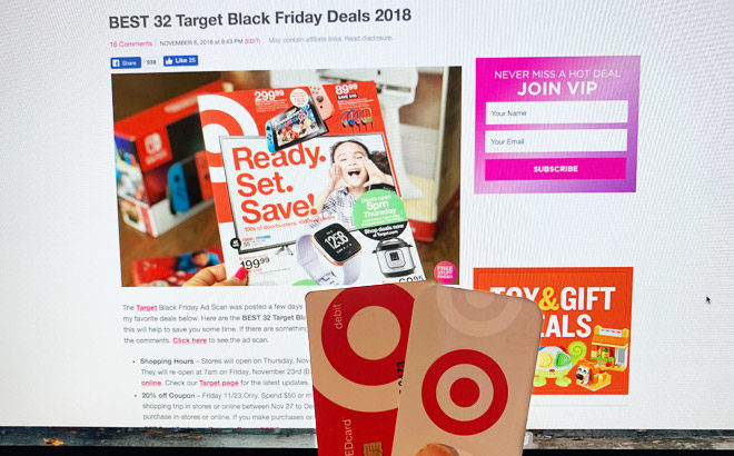 Target Black Friday Early Access Deals are LIVE NOW for Target REDcard Holders!