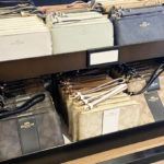 Coach Outlet Corner Zip Wristlet on Display
