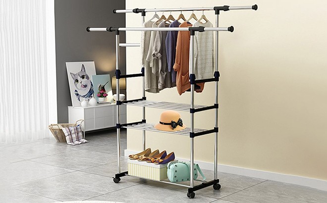 Extendable Garment Hanging Rack at Until Gone 1