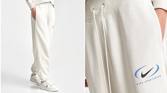 nike womens oversized fleece joggers at finish line