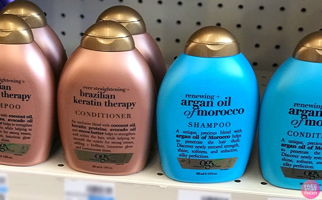 ogx hair products in shelf