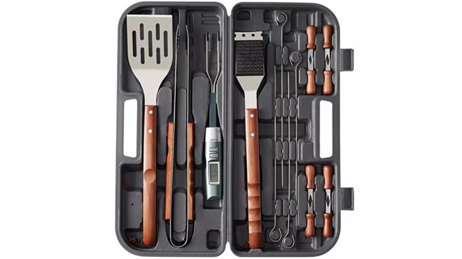 17 Pack BBQ Tool Set