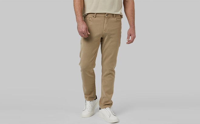 32 Degrees Mens Jeans in Color Desert Khaki