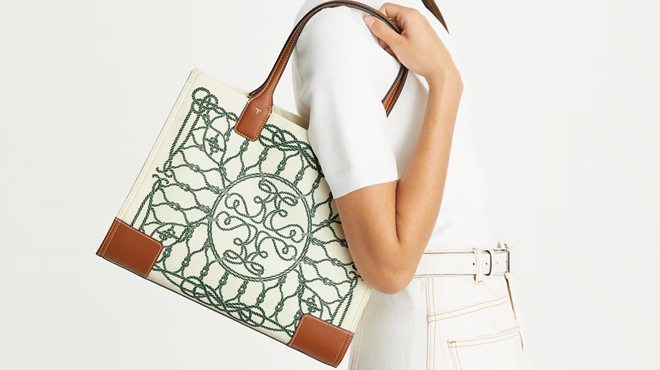 Ella Small Printed Tote 