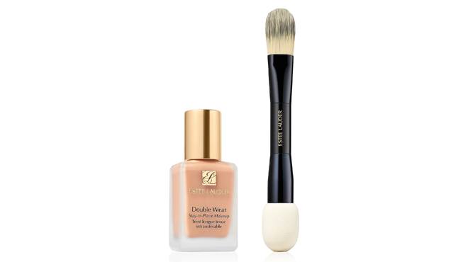 Estee Lauder Foundation with Brush