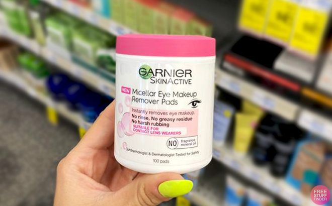 Garnier Eye Makeup Remover Pads 100 Ct 