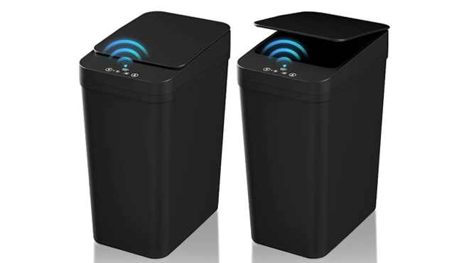 Motion Sensor Trash Can 2 Pack